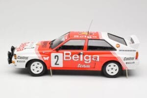 Audi Quattro A2 #2 B. Waldegård / H-T. Thorszelius Belga Team Winners Boucles de Spa 1985 Minichamps 1:18 155851102 Metal — zdjęcie 3 z 6