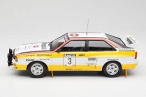 Audi Quattro A2 #3 S. Blomqvist / B. Cederberg Audi Sport Winners Sanyo Rally of New Zealand 1984 Minichamps 1:18 155841103 M — zdjęcie 3 z 6