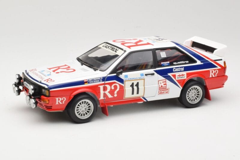 Audi Quattro #11 F. Wittmann / J. Pattermann Rally Acropolis 1986 Sun Star 1:18 4191 Metal