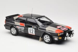 Audi Quattro #12 M. Mouton / F. Pons Audi Sport Rally de Portugal 1981 Minichamps 1:18 155811112 Metal — zdjęcie 4 z 6