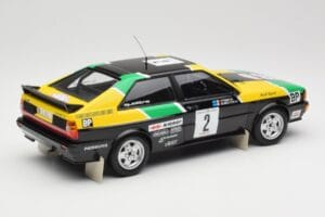 Audi Quattro #2 M. Mouton / F. Pons Audi Sport Rally of 1000 Pistes 1981 Minichamps 1:18 155811122 Metal — zdjęcie 2 z 6