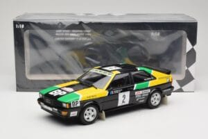 Audi Quattro #2 M. Mouton / F. Pons Audi Sport Rally of 1000 Pistes 1981 Minichamps 1:18 155811122 Metal — zdjęcie 6 z 6