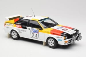 Audi Quattro #24 M. Demuth / M. Daniels Audi Sport Lombard RAC Rally 1982 Minichamps 1:18 155821124 Metal — zdjęcie 4 z 6