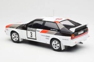 Audi Quattro #3 H. Mikkola / A. Hertz Rally Finland 1982 IXO 1:18 18RMC094A Metal — zdjęcie 5 z 6