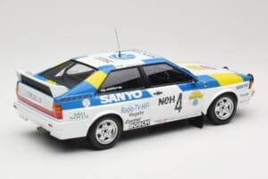 Audi Quattro #4 S. Blomqvist / B. Cederberg Audi Sport Sweden Winners International Swedish Rally 1982 Minichamps 1:18 155821 — zdjęcie 2 z 6