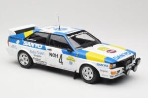 Audi Quattro #4 S. Blomqvist / B. Cederberg Audi Sport Sweden Winners International Swedish Rally 1982 Minichamps 1:18 155821 — zdjęcie 4 z 6