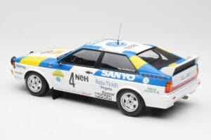Audi Quattro #4 S. Blomqvist / B. Cederberg Audi Sport Sweden Winners International Swedish Rally 1982 Minichamps 1:18 155821 — zdjęcie 5 z 6