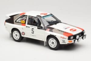 Audi Quattro Sport S1 #5 J. Buffum / N. Wilson Olympus Rally 1986 Otto 1:18 OT1159 Żywica — zdjęcie 4 z 6