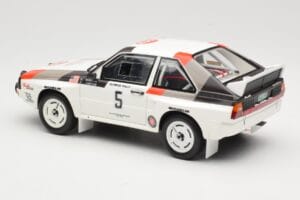 Audi Quattro Sport S1 #5 J. Buffum / N. Wilson Olympus Rally 1986 Otto 1:18 OT1159 Żywica — zdjęcie 5 z 6