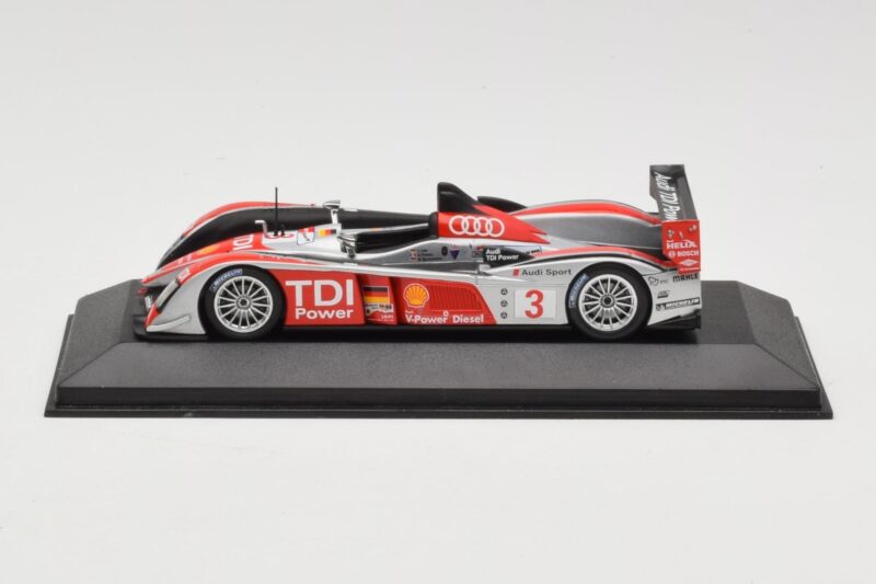 Audi R10 TDI LMP1 #3 L. Luhr / A. Premat / M. Rockenfeller 24 Hours of Le Mans 2008 Minichamps 1:43 400089903 Metal