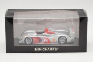 Audi R10 TDI #2 R. Capello / A. McNish Minichamps 1:43 AUDI002 Metal — zdjęcie 4 z 4