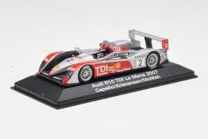 Audi R10 TDI LMP1 #2 R. Capello / T. Kristensen / A. McNish 24 Hours of Le Mans 2007 Minichamps 1:43 5020700223 Metal — zdjęcie 2 z 4