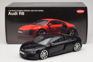 Audi R8 Czarny Kyosho 1:18 09213BK Metal — zdjęcie 8 z 8