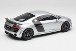 Audi R8 GT Type 42 Ice Srebrny Metallic Kyosho 1:18 09218IS Metal — zdjęcie 3 z 8