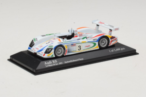 Audi R8 LMP #3 J. Herbert / R. Kelleners 24 Hours of Le Mans 2001 Minichamps 1:43 400010903 Metal — zdjęcie 2 z 5