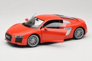 Audi R8 V10 Czerwony Welly 1:18 18052W Metal — zdjęcie 2 z 8