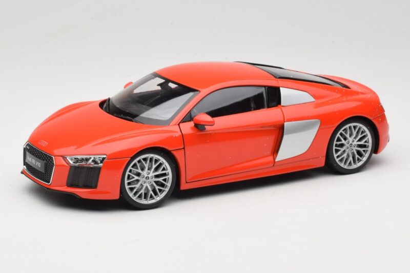 Audi R8 V10 Czerwony Welly 1:18 18052W Metal