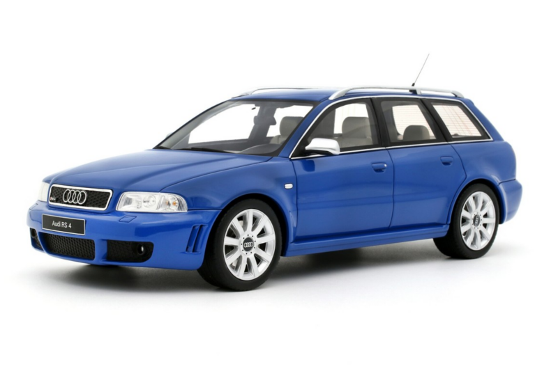 Audi RS4 B5 Avant Nogaro Blue Otto 1:18 OT1272 Żywica