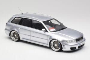 Audi RS4 B5 Avant Srebrny Custom Wheels Otto 1:18 OT521 Żywica — zdjęcie 4 z 6