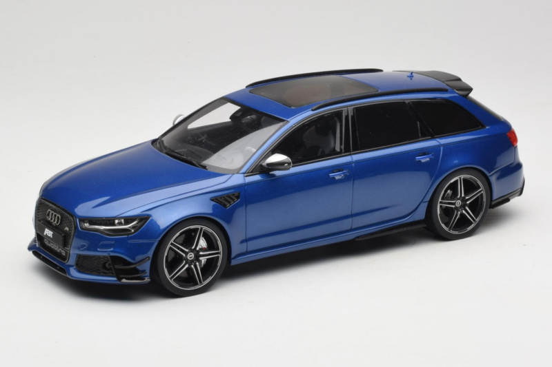 Audi RS6 C7 ABT Performance Avant Niebieski Exclusive Edition GT Spirit 1:18 AUDI011 Żywica