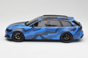 Audi RS6 C7 Avant GMK Niebieski & Czarny GT Spirit 1:18 GT799 Żywica — zdjęcie 3 z 6