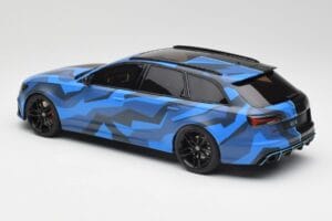 Audi RS6 C7 Avant GMK Niebieski & Czarny GT Spirit 1:18 GT799 Żywica — zdjęcie 5 z 6