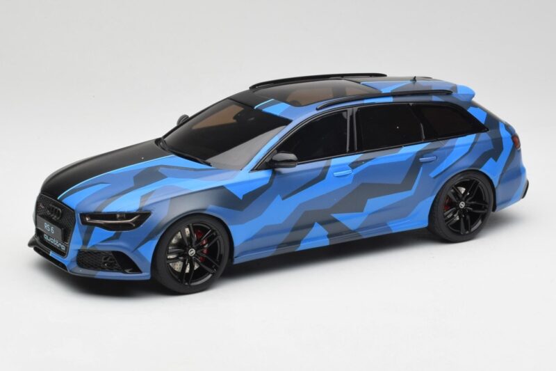Audi RS6 C7 Avant GMK Niebieski & Czarny GT Spirit 1:18 GT799 Żywica