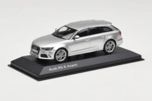 Audi RS6 C7 Avant Prisma Silver Minichamps 1:43 5011216213 Metal — zdjęcie 2 z 4