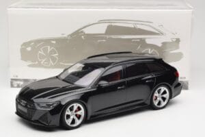 Audi RS6 C8 Avant Black Metallic Minichamps 1:18 155018014 Metal — zdjęcie 6 z 6