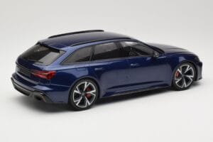 Audi RS6 C8 Avant Blue Metallic Minichamps 1:18 155018011 Metal — zdjęcie 2 z 6