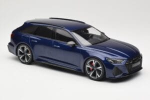 Audi RS6 C8 Avant Blue Metallic Minichamps 1:18 155018011 Metal — zdjęcie 4 z 6