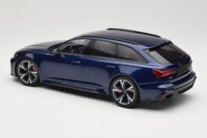 Audi RS6 C8 Avant Blue Metallic Minichamps 1:18 155018011 Metal — zdjęcie 5 z 6