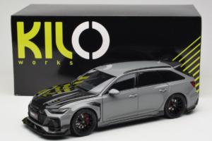 Audi RS6 C8 Avant Darwin Pro Fioletowy Kilo Works 1:18 KLW002202 Metal — zdjęcie 8 z 8