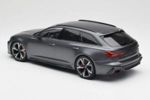 Audi RS6 C8 Avant Matt Grey Minichamps 1:18 155018015 Metal — zdjęcie 5 z 6