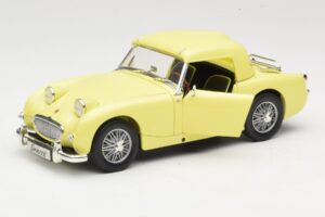 Austin-Healey Sprite Mk1 Żółty Revell 1:18 08835 Metal — zdjęcie 2 z 8