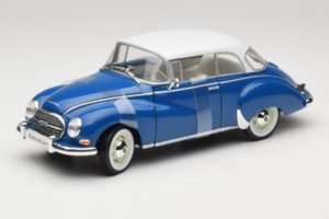 Auto Union 1000 S Coupe Niebieski Biały Revell 1:18 08909 Metal