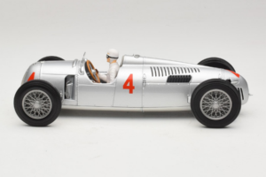 Auto Union Typ C #4 A. Varzi 2nd Place Monaco GP 1936 Minichamps 1:18 155361004 Metal — zdjęcie 3 z 6