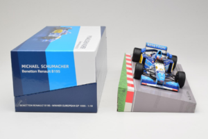 Benetton B195 Renault #1 M. Schumacher European GP Winner F1 World Champion 1995 Minichamps 1:18 513953201 Metal — zdjęcie 6 z 7