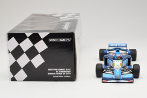 Benetton B195 Renault #1 M. Schumacher Benetton Formula French Grand Prix Winner 1995 Minichamps 1:18 100950001 Metal — zdjęcie 6 z 7