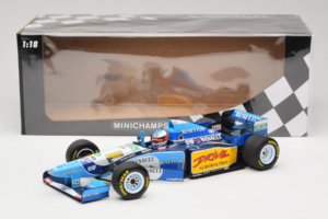 Benetton B195 Renault #1 M. Schumacher Benetton Formula French Grand Prix Winner 1995 Minichamps 1:18 100950001 Metal — zdjęcie 7 z 7