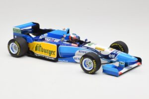 Benetton Renault B195 #1 M. Schumacher Winner Belgian GP 1995 Minichamps 1:18 510952901 Metal — zdjęcie 4 z 6