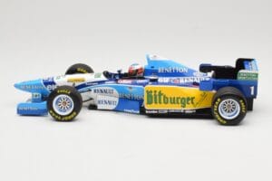 Benetton Renault B195 #1 M. Schumacher Winner German GP 1995 Minichamps 1:18 510952701 Metal — zdjęcie 3 z 6