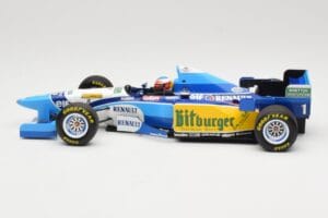 Benetton Renault B195 #1 M. Schumacher Winner Pacific GP F1 World Champion 1995 Minichamps 1:18 510953301 Metal — zdjęcie 3 z 6