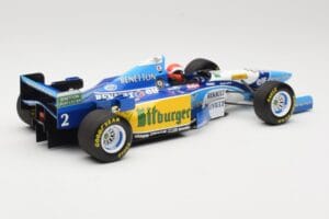 Benetton Renault B195 #2 J. Herbert Winner British GP 1995 Minichamps 1:18 110950802 Metal — zdjęcie 2 z 6