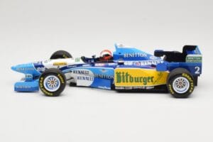 Benetton Renault B195 #2 J. Herbert Winner British GP 1995 Minichamps 1:18 110950802 Metal — zdjęcie 3 z 6