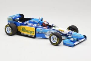 Benetton Renault B195 #2 J. Herbert Winner British GP 1995 Minichamps 1:18 110950802 Metal — zdjęcie 4 z 6