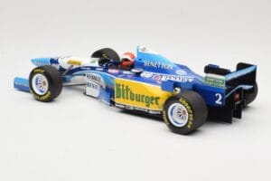 Benetton Renault B195 #2 J. Herbert Winner British GP 1995 Minichamps 1:18 110950802 Metal — zdjęcie 5 z 6