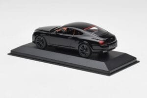 Bentley Continental GT Czarny Z Czarnymi Felgami Minichamps 1:43 BENTLEY002 Metal — zdjęcie 3 z 4