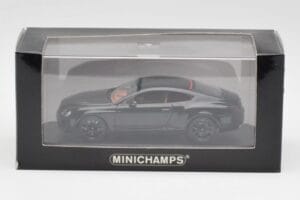 Bentley Continental GT Czarny Z Czarnymi Felgami Minichamps 1:43 BENTLEY002 Metal — zdjęcie 4 z 4