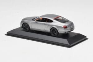 Bentley Continental GT Szary Z Czarnymi Felgami Minichamps 1:43 BENTLEY001 Metal — zdjęcie 3 z 4